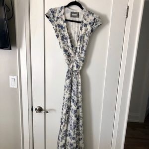 Reformation Plunging Maxi dress